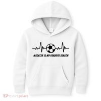 Soccer Is My Favorite Season Kids Hoodie thumb 0
