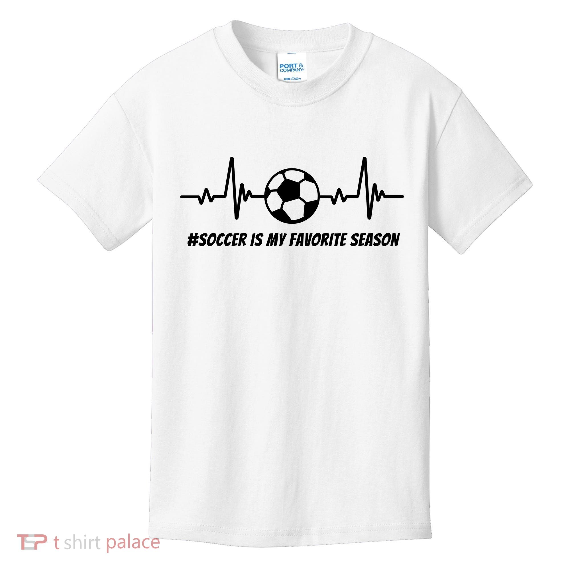 Soccer Is My Favorite Season Kids T-Shirt
