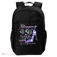 Stepping into my 50th birthday with God's grace & Mercy Backpack thumb 0