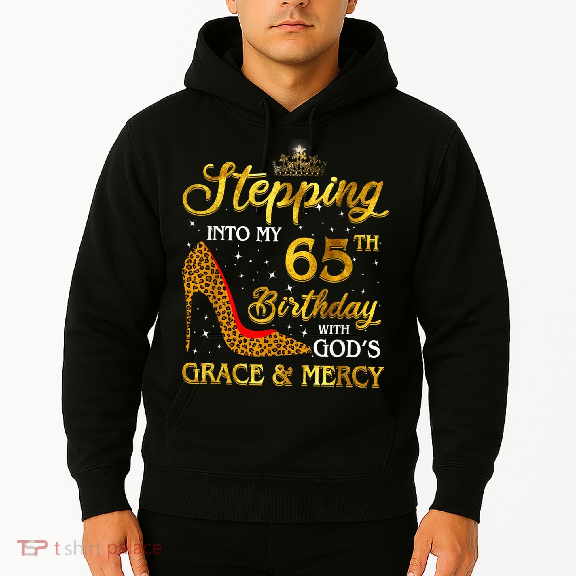 Stepping Into My 65th Birthday Gift Girl Wo 65 Year Old Hoodie