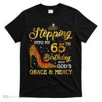 Stepping Into My 65th Birthday Gift Girl Wo 65 Year Old T-Shirt thumb 0
