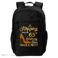Stepping Into My 65th Birthday Gift Girl Wo 65 Year Old Backpack thumb 0