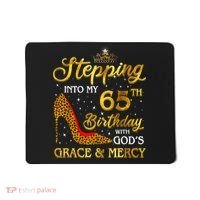 Stepping Into My 65th Birthday Gift Girl Wo 65 Year Old Mousepad thumb 0