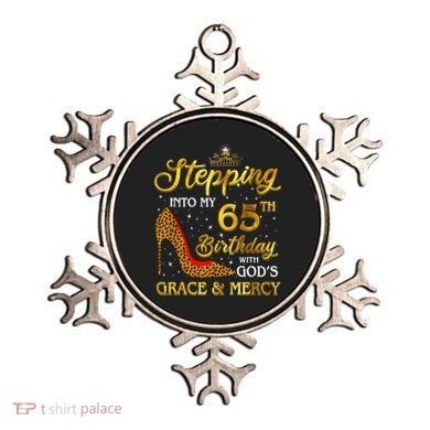 Stepping Into My 65th Birthday Gift Girl Wo 65 Year Old Ornament