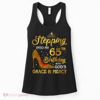 Stepping Into My 65th Birthday Gift Girl Wo 65 Year Old Women's Tank Top thumb 0