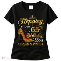 Stepping Into My 65th Birthday Gift Girl Wo 65 Year Old Women's T-Shirt thumb 0
