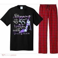 Stepping into my 55th birthday with God's grace & Mercy Pajama Set thumb 0