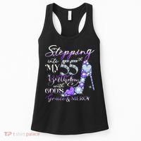 Stepping into my 55th birthday with God's grace & Mercy Women's Tank Top thumb 0