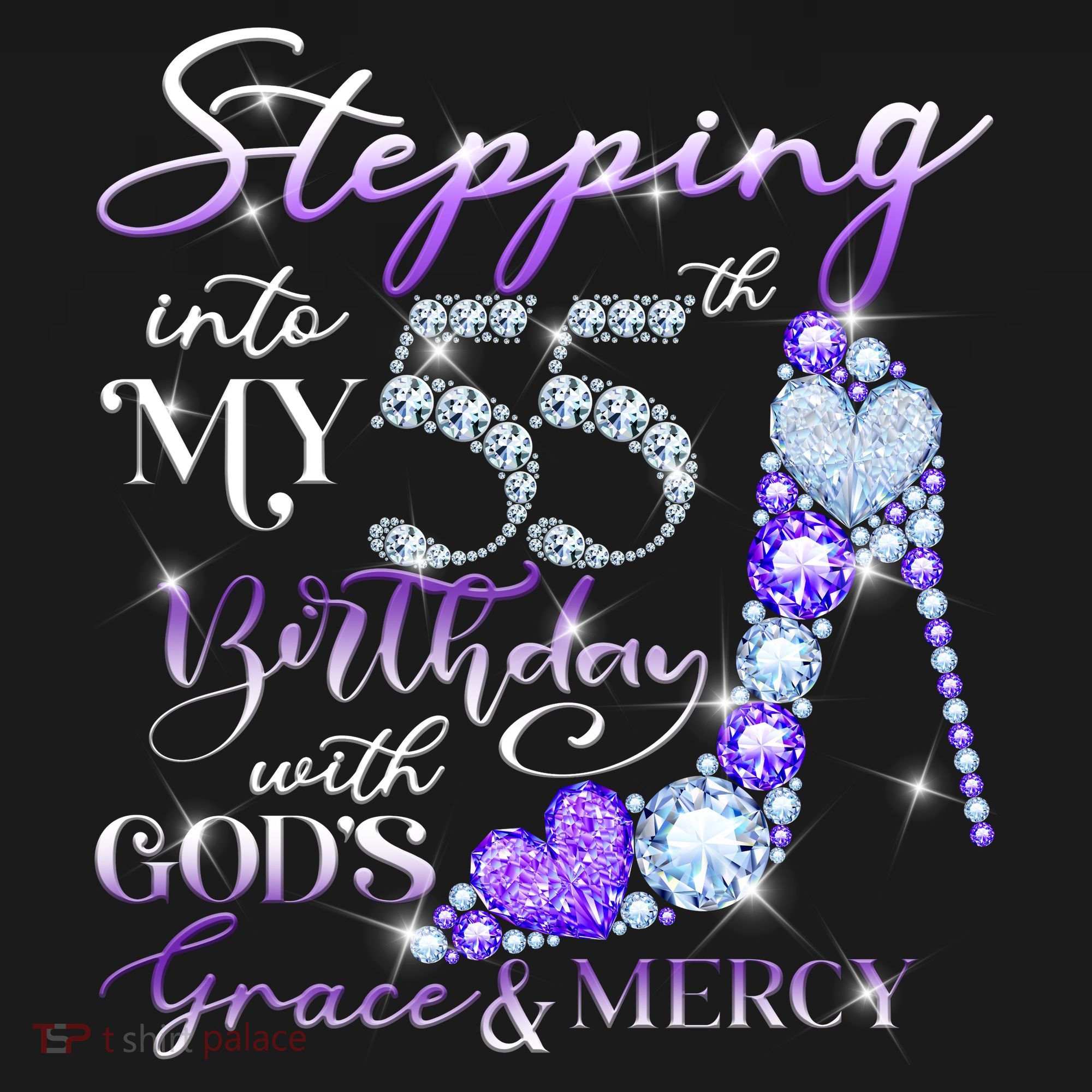 Stepping into my 55th birthday with God's grace & Mercy Toddler Hoodie