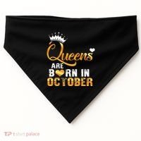 Stepping Into My October Birthday With Gods Grace And Mercy USA-Made Doggie Bandana thumb 0