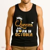 Stepping Into My October Birthday With Gods Grace And Mercy Tank Top thumb 3