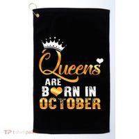 Stepping Into My October Birthday With Gods Grace And Mercy Golf Towel thumb 0
