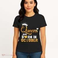 Stepping Into My October Birthday With Gods Grace And Mercy Women's T-Shirt thumb 4