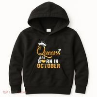 Stepping Into My October Birthday With Gods Grace And Mercy Kids Hoodie thumb 0