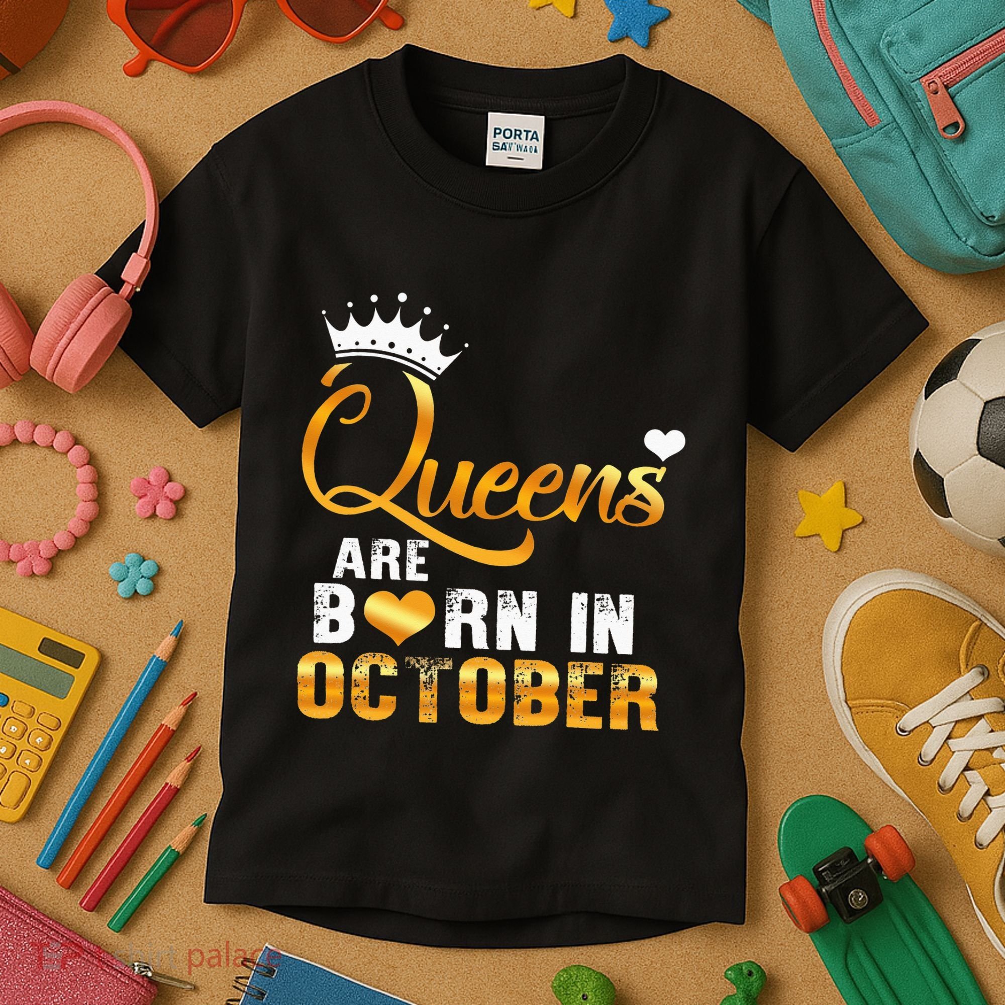Stepping Into My October Birthday With Gods Grace And Mercy Kids T-Shirt