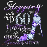 Stepping into my 60th birthday with God's grace & Mercy Women's Sweatshirt thumb 2