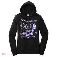 Stepping into my 60th birthday with God's grace & Mercy Women's Hoodie thumb 0