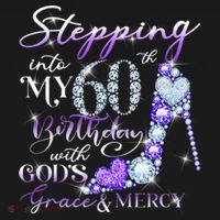 Stepping into my 60th birthday with God's grace & Mercy Women's Long Sleeve Shirt thumb 2