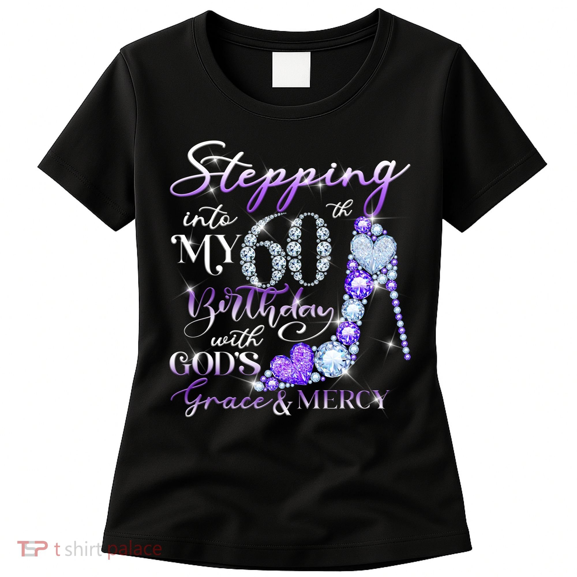 Stepping into my 60th birthday with God's grace & Mercy Women's T-Shirt