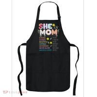 She Is Mom Christian Jesus Mother'S Day Flower Blessed Mom Apron thumb 0