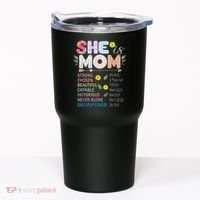 She Is Mom Christian Jesus Mother'S Day Flower Blessed Mom Tumbler thumb 0