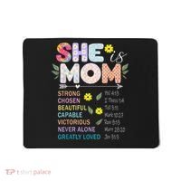 She Is Mom Christian Jesus Mother'S Day Flower Blessed Mom Mousepad thumb 0