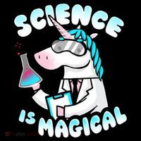 Science Is Magical Lab Unicorn Funny Ornament thumb 1