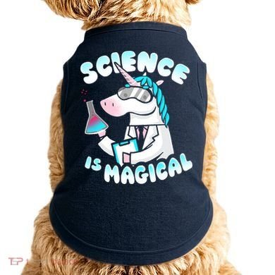 Science Is Magical Lab Unicorn Funny Doggie Tank