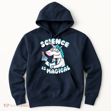 Science Is Magical Lab Unicorn Funny Hoodie