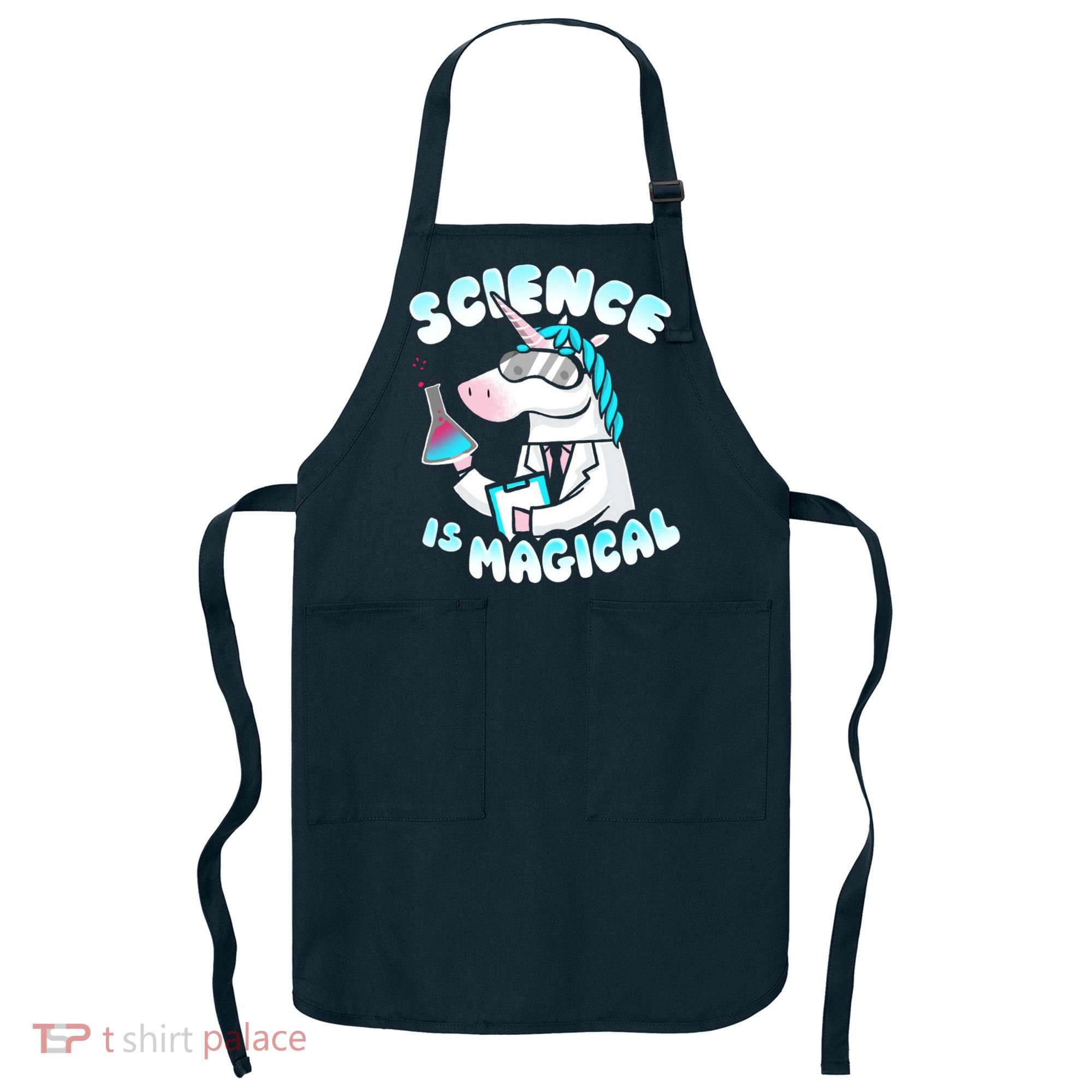 Science Is Magical Lab Unicorn Funny Apron