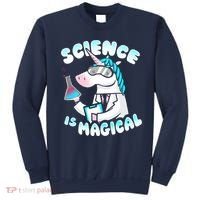 Science Is Magical Lab Unicorn Funny Sweatshirt thumb 0