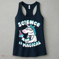 Science Is Magical Lab Unicorn Funny Women's Tank Top thumb 3