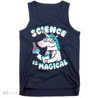 Science Is Magical Lab Unicorn Funny Tank Top thumb 0