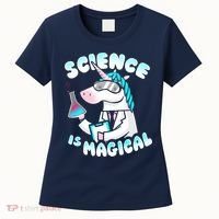 Science Is Magical Lab Unicorn Funny Women's T-Shirt thumb 0