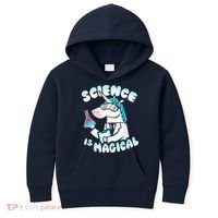 Science Is Magical Lab Unicorn Funny Kids Hoodie thumb 0