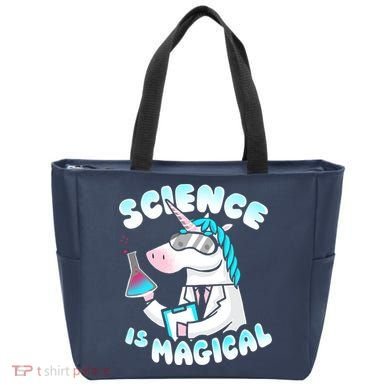Science Is Magical Lab Unicorn Funny Tote Bag