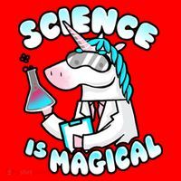 Science Is Magical Lab Unicorn Funny Santa Hat thumb 1