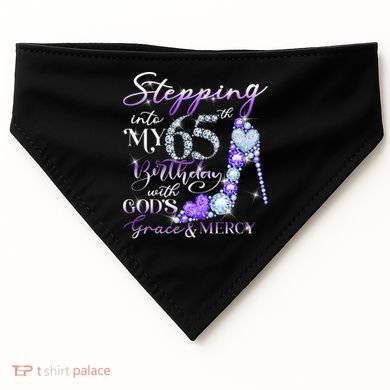 Stepping into my 65th birthday with God's grace & Mercy USA-Made Doggie Bandana