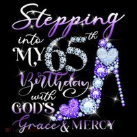Stepping into my 65th birthday with God's grace & Mercy Hoodie thumb 7