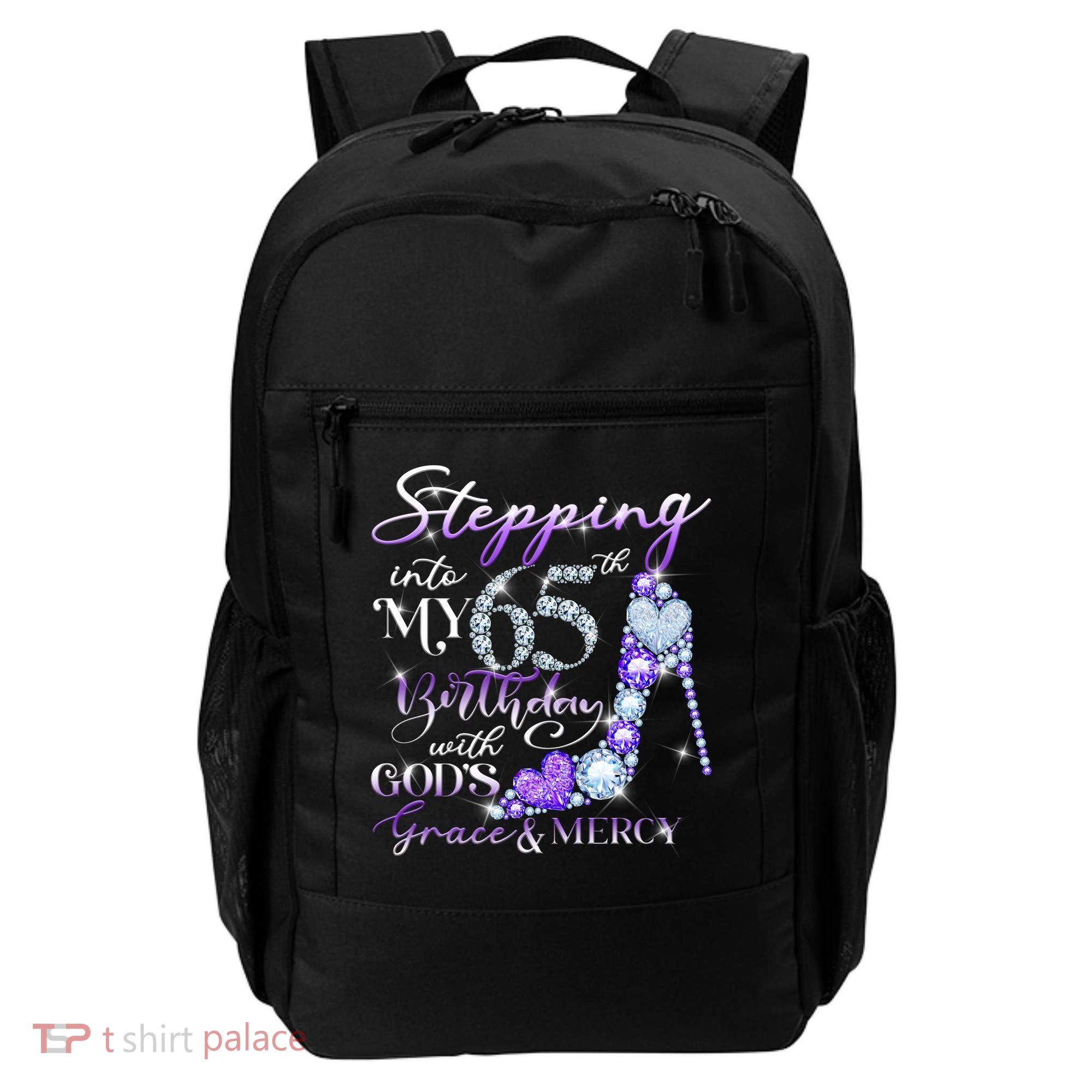 Stepping into my 65th birthday with God's grace & Mercy Backpack