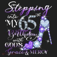 Stepping into my 65th birthday with God's grace & Mercy Beanie thumb 2