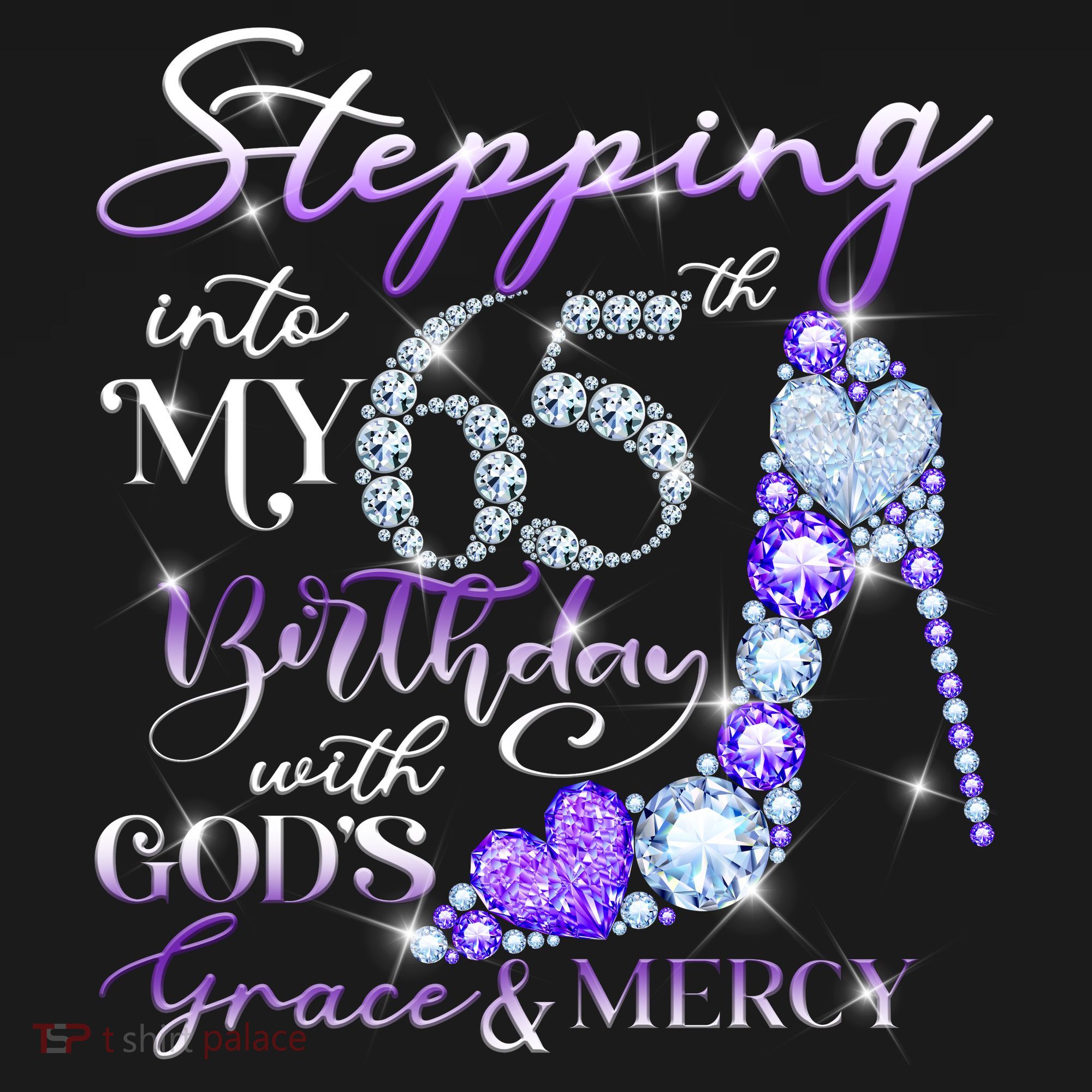 Stepping into my 65th birthday with God's grace & Mercy Kids Sweatshirt