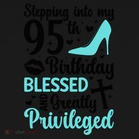 Stepping Into My 95th Birthday 95 Year Old It'S My 95th Bday Toddler Hoodie thumb 2