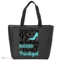 Stepping Into My 95th Birthday 95 Year Old It'S My 95th Bday Tote Bag thumb 0