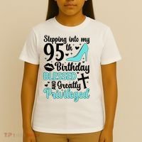 Stepping Into My 95th Birthday 95 Year Old It'S My 95th Bday T-Shirt thumb 4