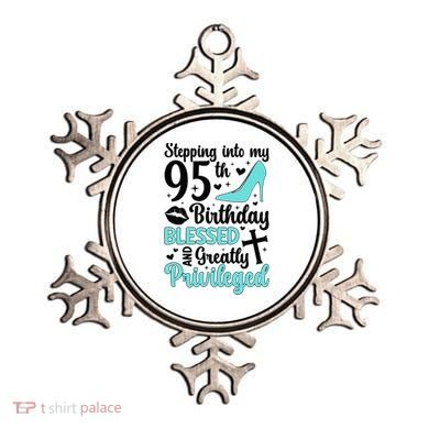 Stepping Into My 95th Birthday 95 Year Old It'S My 95th Bday Ornament