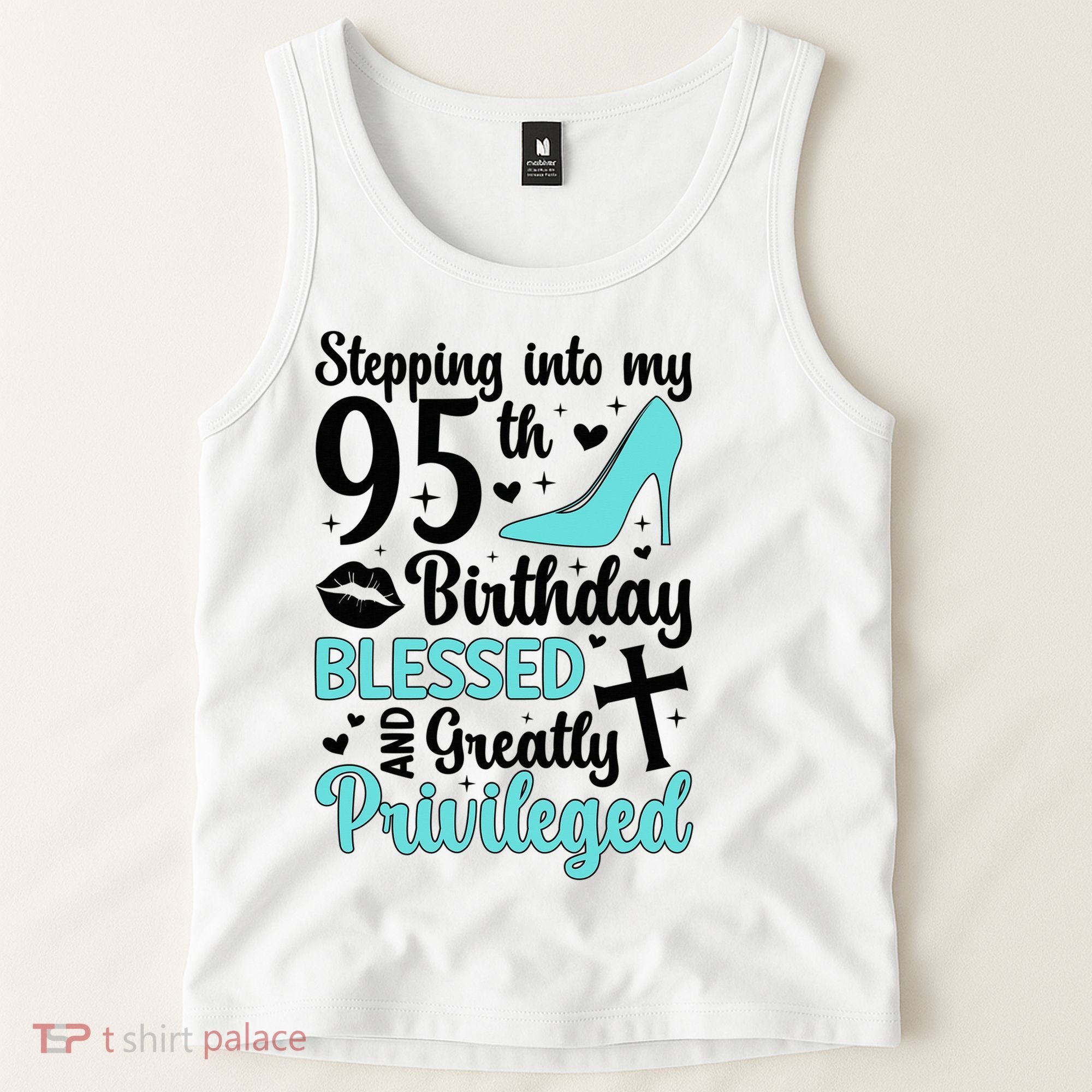 Stepping Into My 95th Birthday 95 Year Old It'S My 95th Bday Tank Top