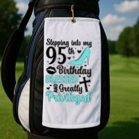 Stepping Into My 95th Birthday 95 Year Old It'S My 95th Bday Golf Towel thumb 2