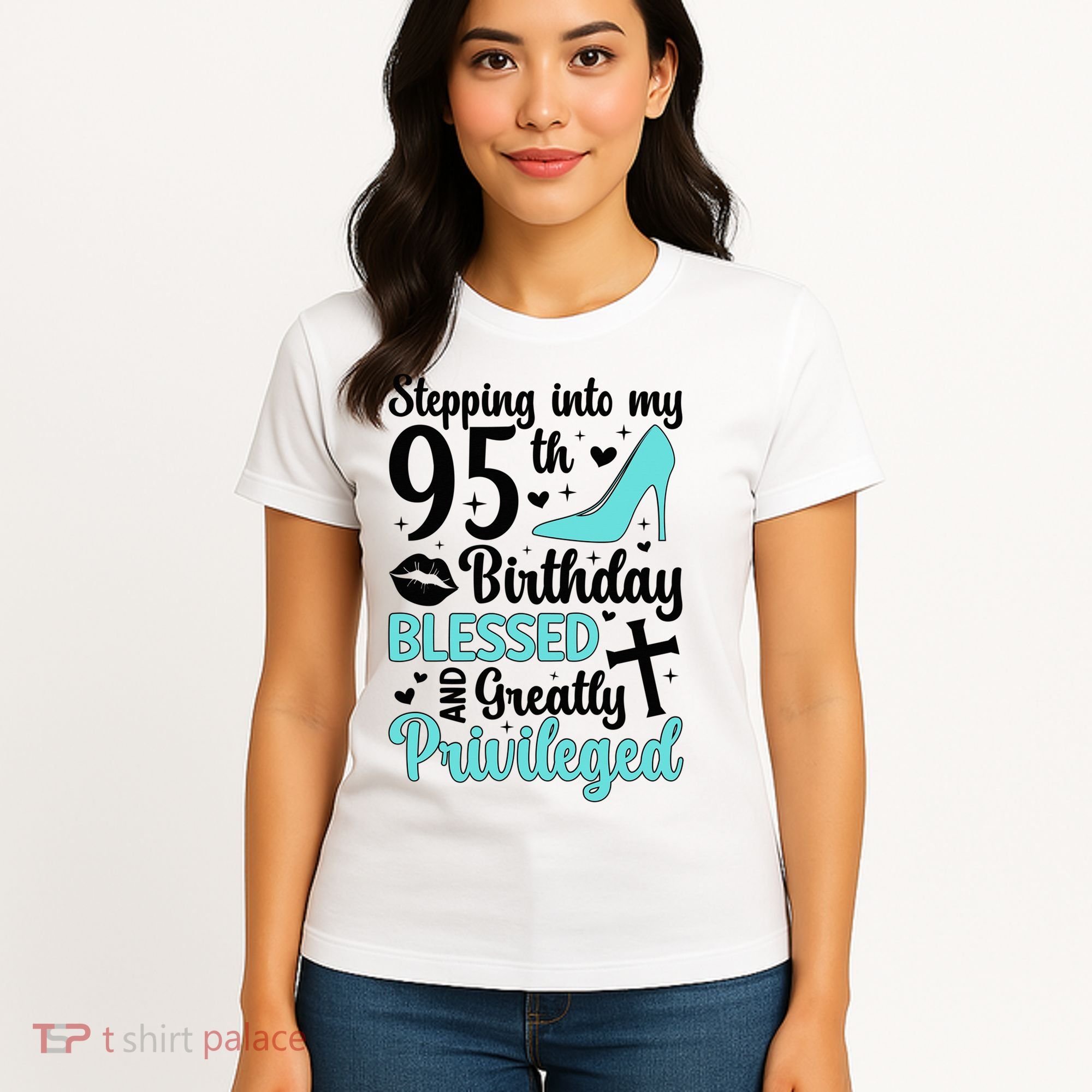 Stepping Into My 95th Birthday 95 Year Old It'S My 95th Bday Women's T-Shirt