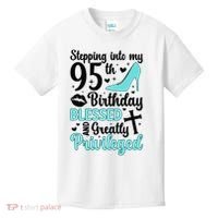 Stepping Into My 95th Birthday 95 Year Old It'S My 95th Bday Kids T-Shirt thumb 0